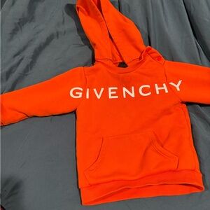 Givenchy Kids Bright Orange Hoodie